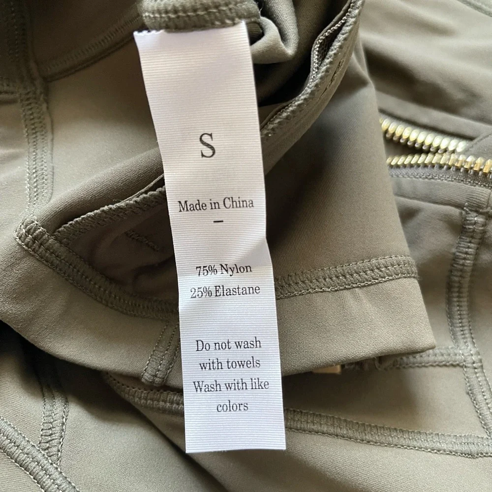 SUUKSESS Cropped Zip Up Workout Jacket Green Size Small - Picture 4 of 4
